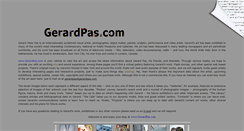 Desktop Screenshot of gerardpas.com